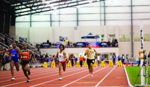 Indoor track race at RIT Invitational