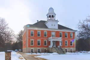 a photo of Fancher Hall, which houses the financial office