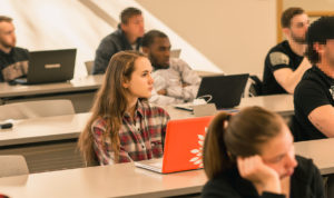 a photo of students in class